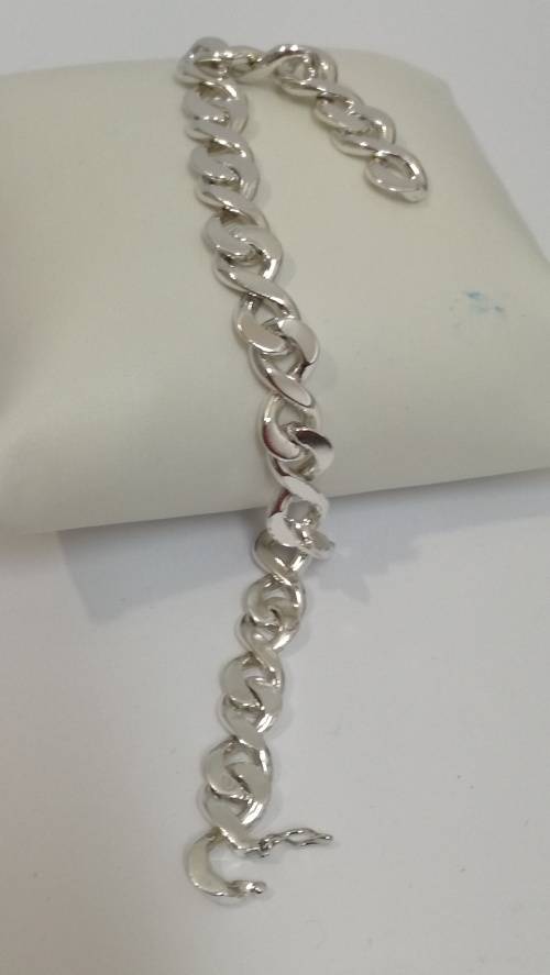 Unisex Sterling silver bracelet